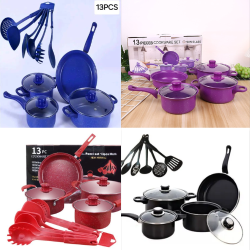 SET DE OLLAS MULTICOLOR